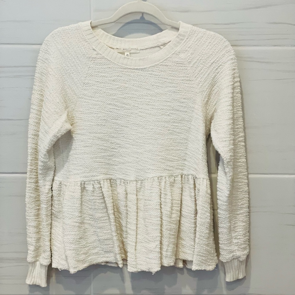 Women’s Truly Madly Deeply peplum top